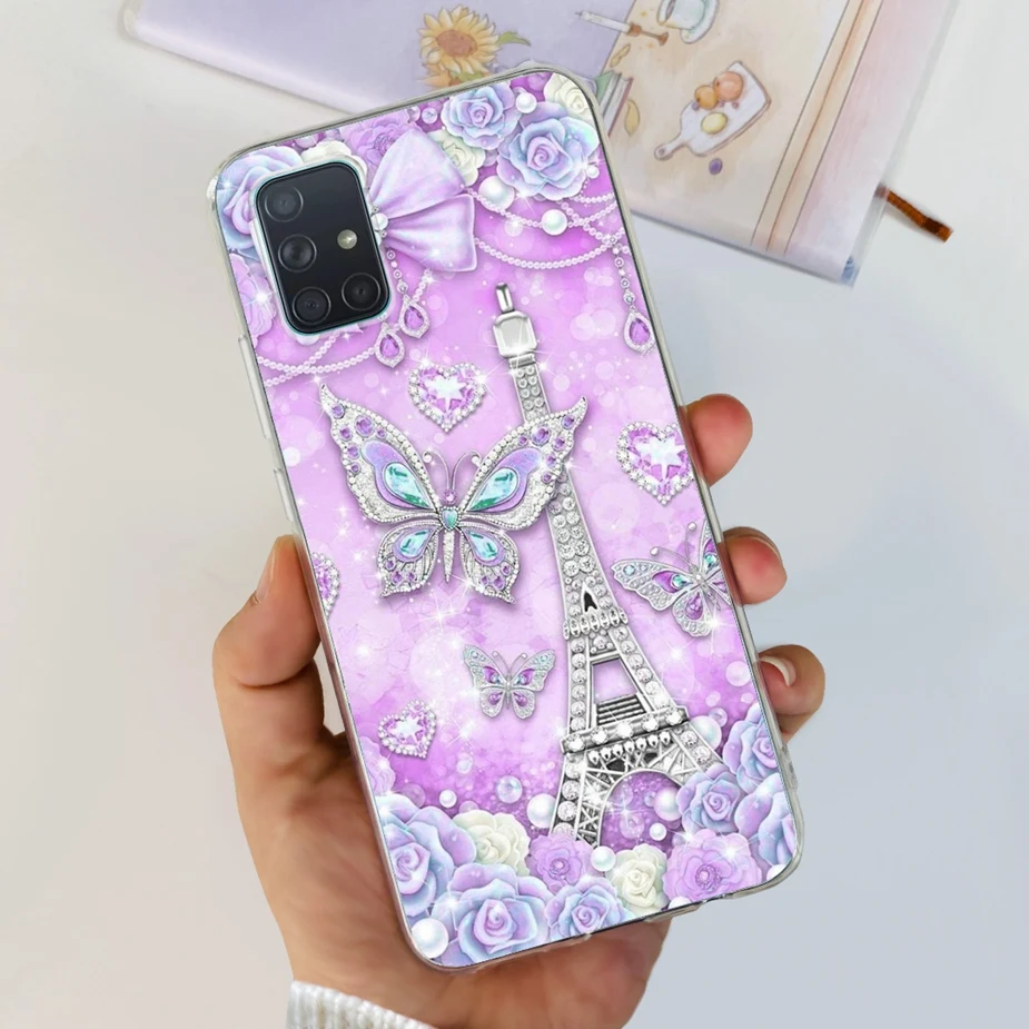 Stylish Painted Soft Silicone Phone Case with Bumper