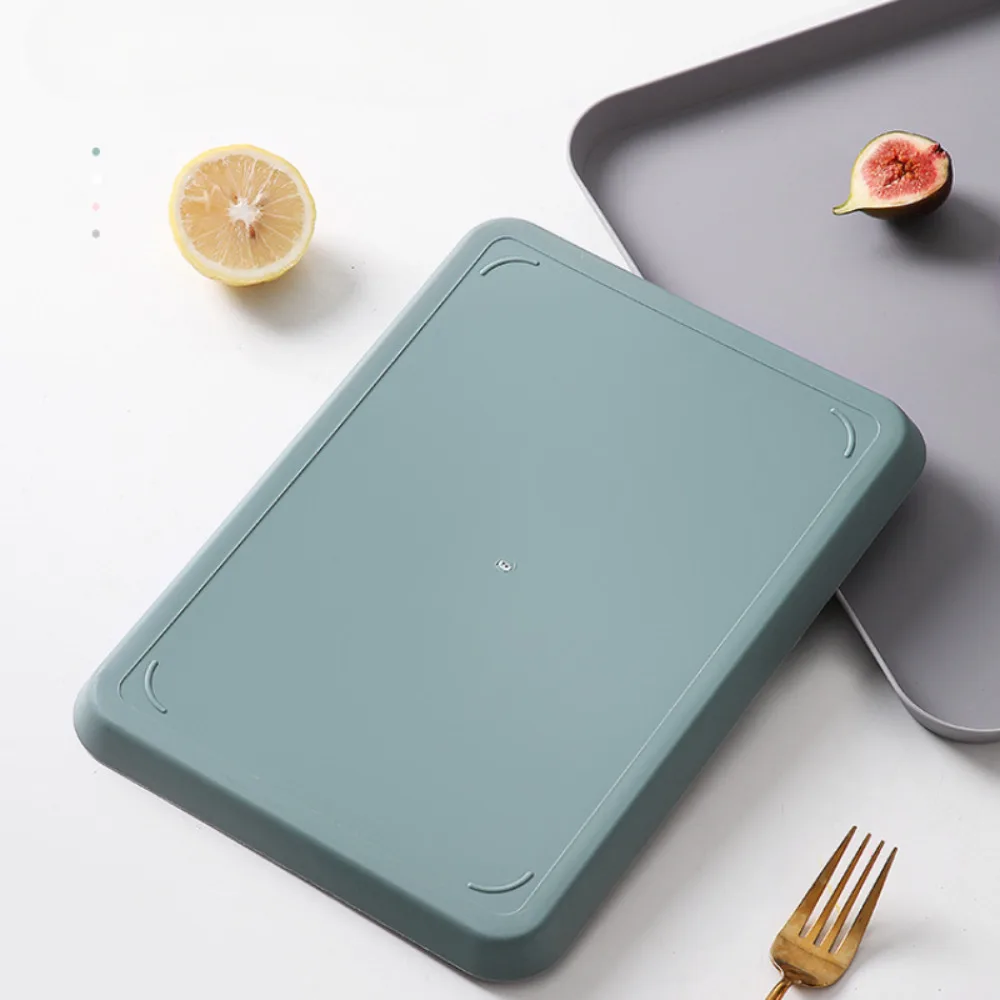 Restaurant Plastic Serving Tray Home Tea Fruit Dessert Tray Anti-Slip Resistant Food Cooking Storage Kitchen Organizer plastic serving tray
