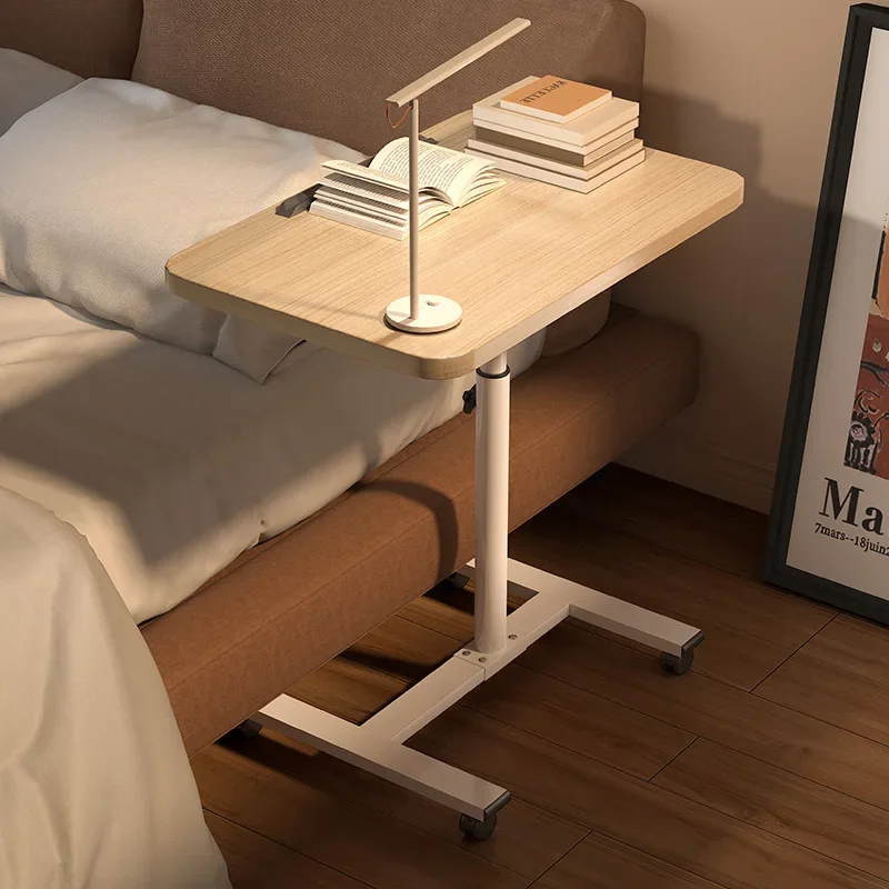 Computer Desk Mobile 58-89cm Lift Folding Study Table Height Adjustable Computer Desk Lap Bed Tray Standing Furniture