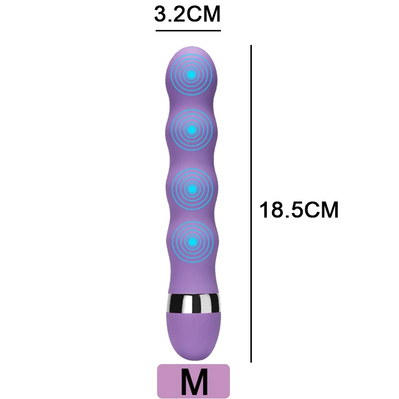 Powerful G Spot Vaginal Vibrator Clitoris Butt Plug Anal Erotic Sex Products Sex Toys For Woman Men Women Vibrating Dildo Female_voghion.com