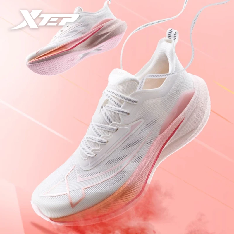 Xtep Running Shoes Women Summer Shock Absorption Professional TPU Sneakers running shoes womens sneakers