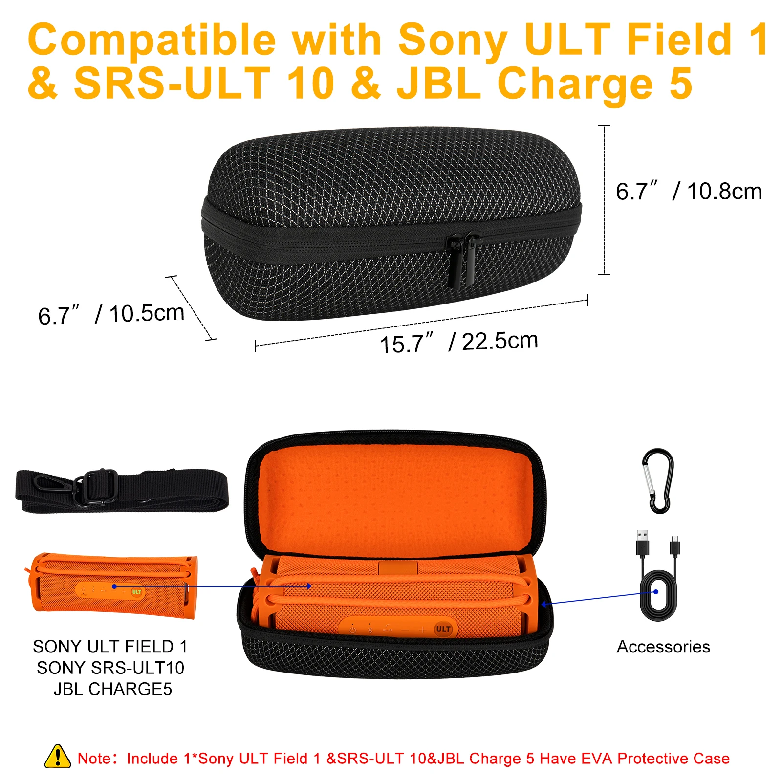 Ult Field 3 Lebakort Dur Étui Housse Cas Compatible Avec Sony Sony Linkbuds Speaker