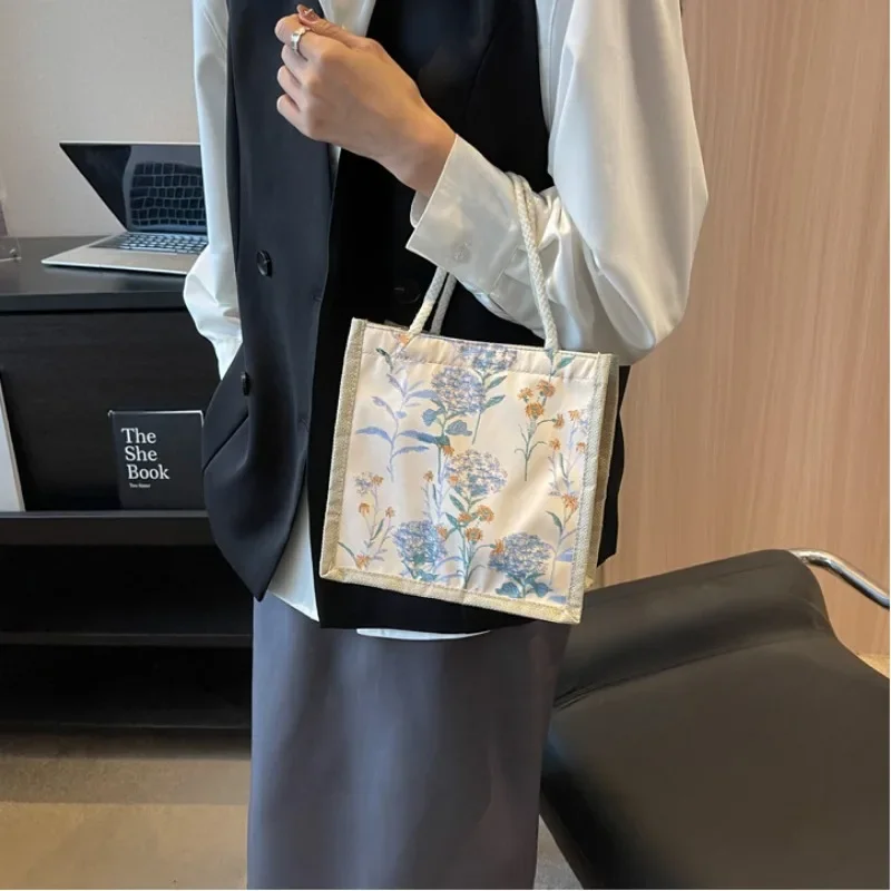 Efilra Bolsas De Tela, Bolso De Lona Con Múltiples Bolsillos Con Cremallera, 2023 Nuevo Bolso Japonés Hecho A Mano De Gran Capacidad Para Mujer