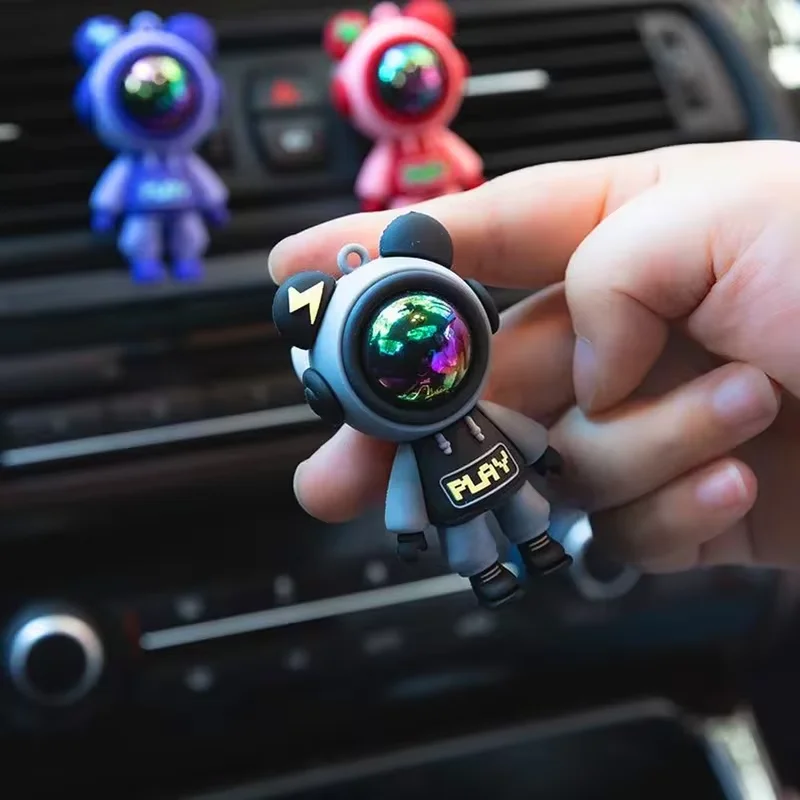 Car Decoration Accessories Car Air Outlet Perfume Clips Cartoon Astronaut Air-Conditioning Outlets Aromatherapy Clip Interior Accessories Air-Freshener