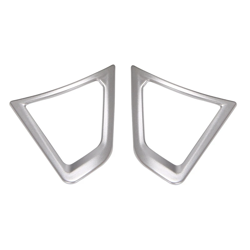 실버 스티어링 휠 커버 트림, 버튼 프레임, 포드 퓨전 몬데오 2013-2019 용, 3 개