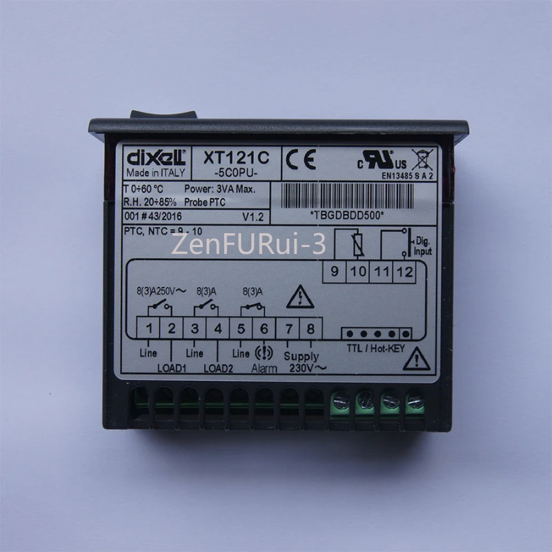 

XT121C-5C0PU электронный цифровой дисплей, термостат, вход с несколькими зондами