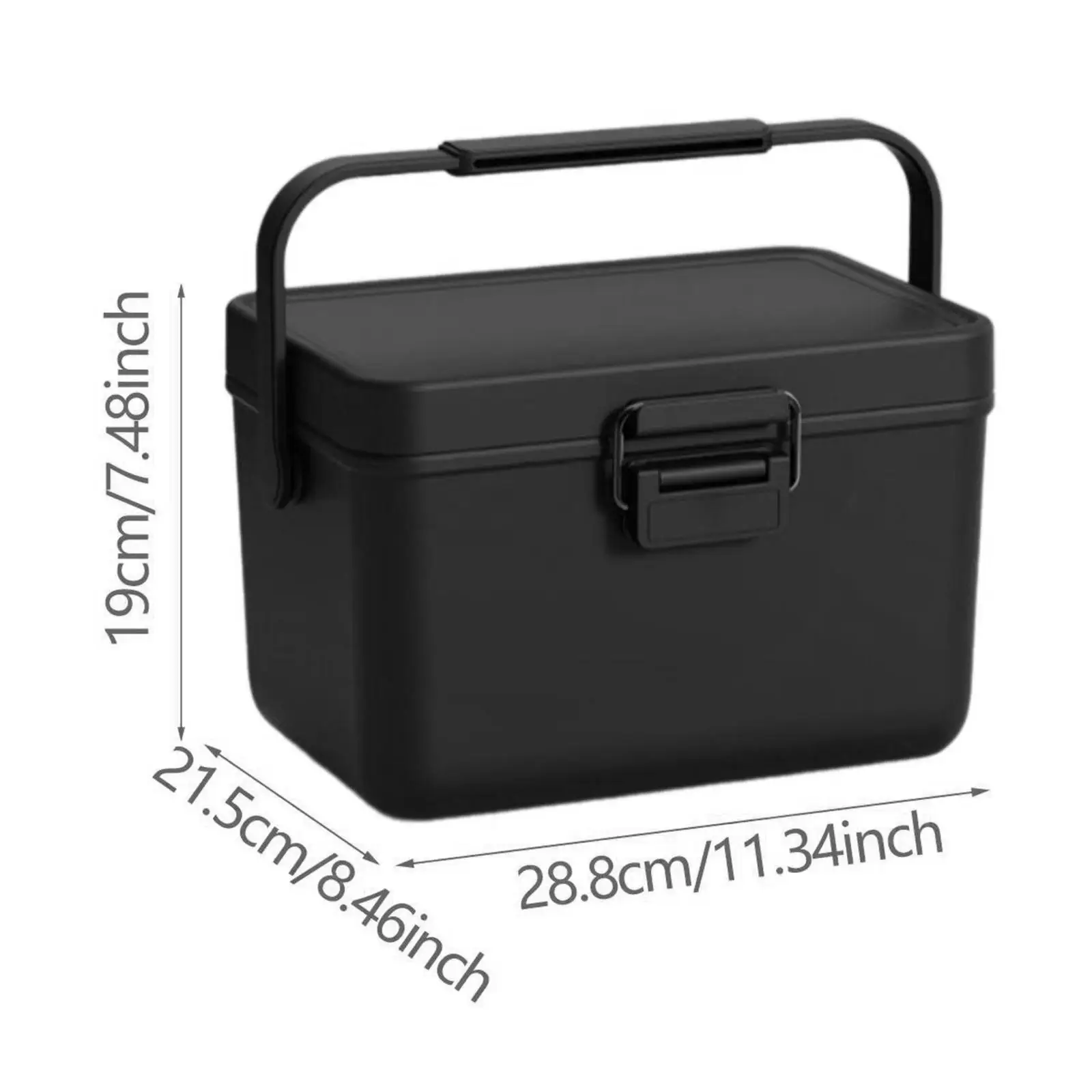 Cooler Box 3.8L Premium Leakproof Food Delivery Box Portable Container Ice Retention Cooler for Party Camping BBQ Beach Fishing