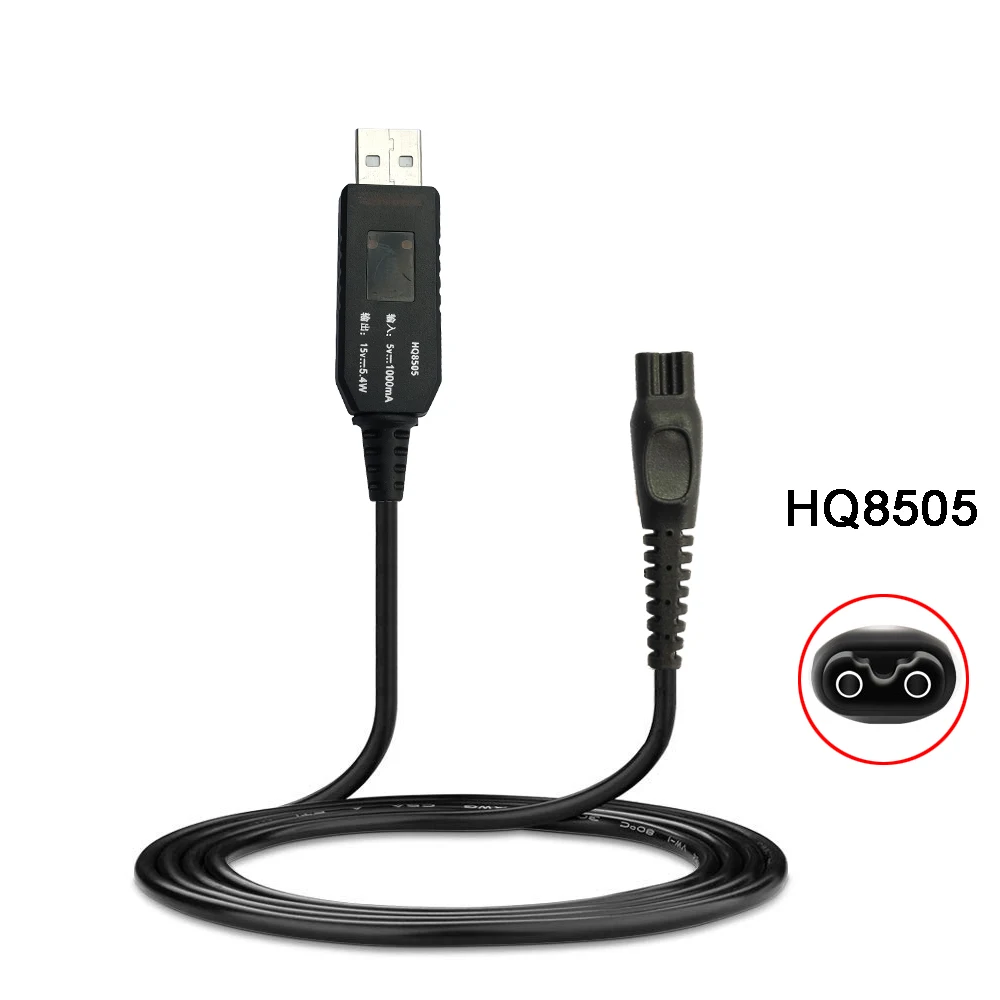 Cavo Di Ricarica Usb Rasoio Hq8505 15V Per Philips Serie Rasoio Elettrico1000 3000 5000 7000 9000 Cavo Di Alimentazione