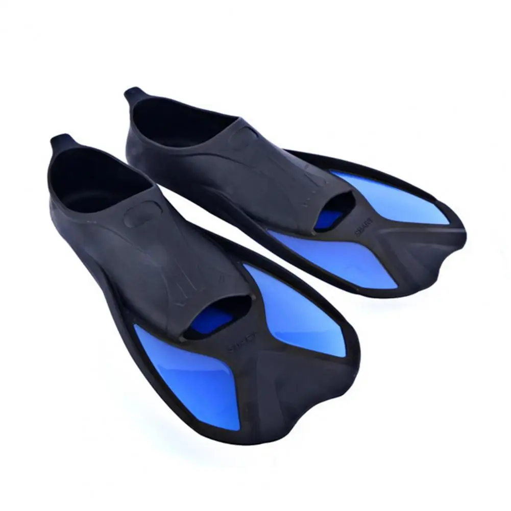 Diving Fins Swimming Training Fins Professional Snorkeling Flippers Short Blade Flippers Leg Strength Building Swimming Flippers