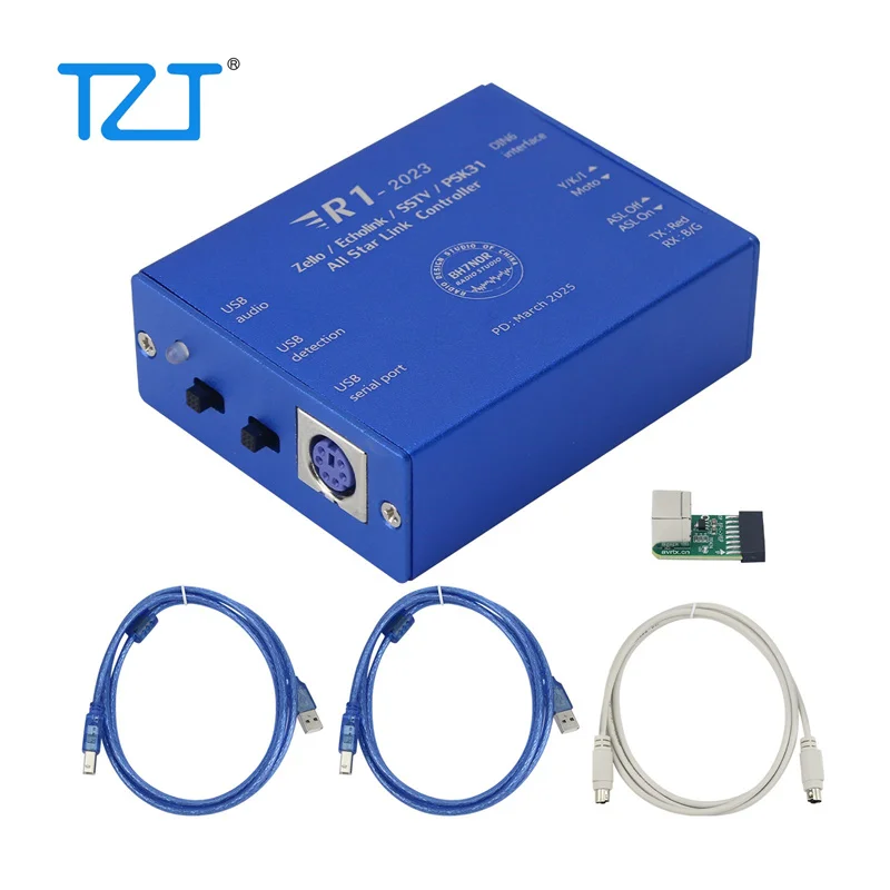 TZT For Echolink & Zello YY Voice Interface Board Controller Radio-Network USB Sound Card Version voice interface board