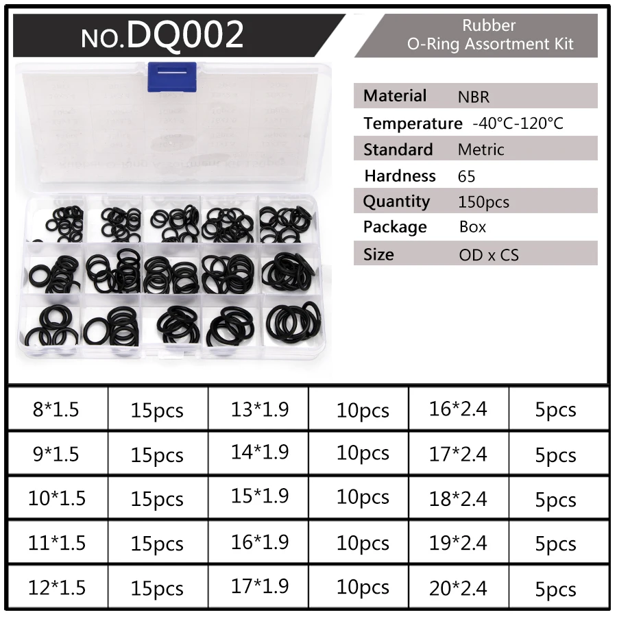 Pneumatics O Ring Gasket PCP Paintball Airsoft NBR Rubber Gasket Replacements