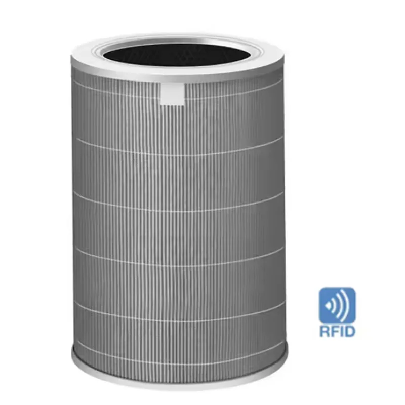 Filtre HEPA pour purificateur d'air Xiaomi, vue de côté montrant les couches de filtration