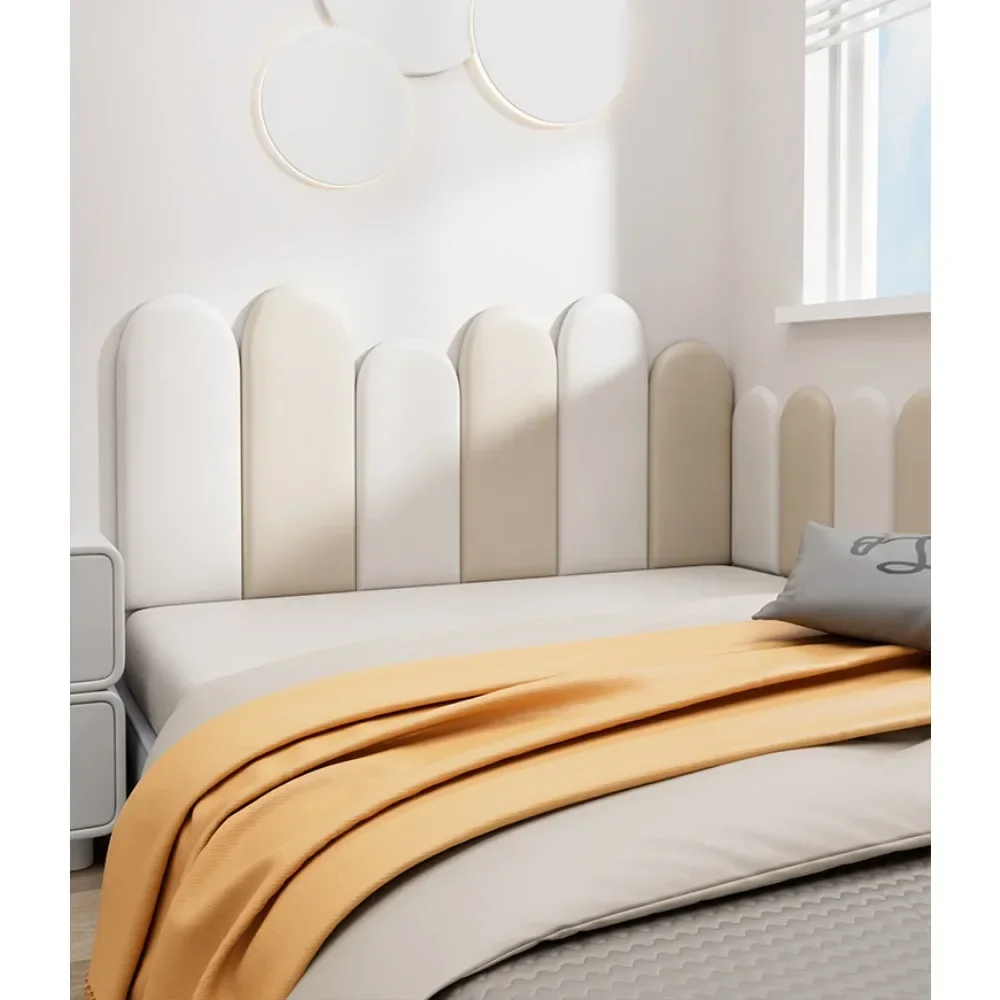 Bedroom Tatami Soft Bag Wall Circumference Children's Room Technology Cloth Bedside Sticker Fabric Anti-collision Self-adhesive