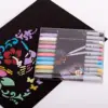 12pcs Metallic Marker Pens,Perfect For Rock Painting, Black Paper, Card Making! 2
