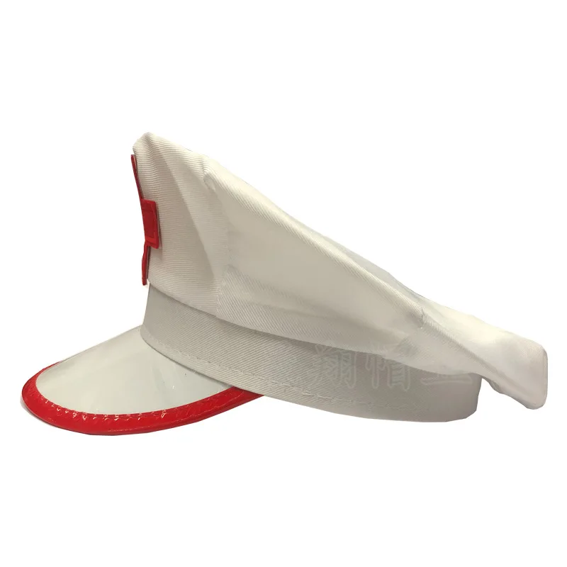 Rotes Kreuz Ärzte Krankenschwestern Hüte für Karneval Weihnachten Party Cosplay Kappe Baumwolle Plaid Abzeichen Rollenspiel Lustige Berets – Detail 14
