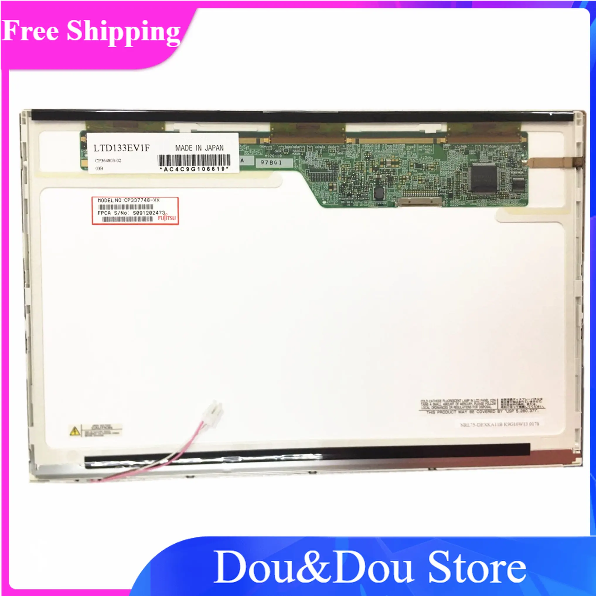 

LTD133EV1F fit LT133DEVJK00 1280x800 20 PIN PANEL WXGA 1 CCFL NEW LCD SCREEN
