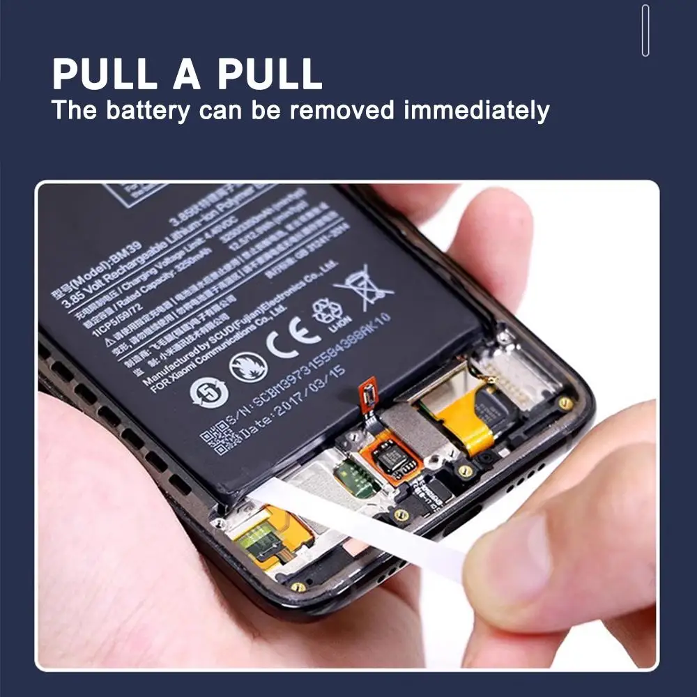 양면 LCD 테이프 0.3mm 두꺼운 쉬운 당김 접착제 노트북 휴대 전화 디스플레이 화면 조립 강한 끈적임 쉬운