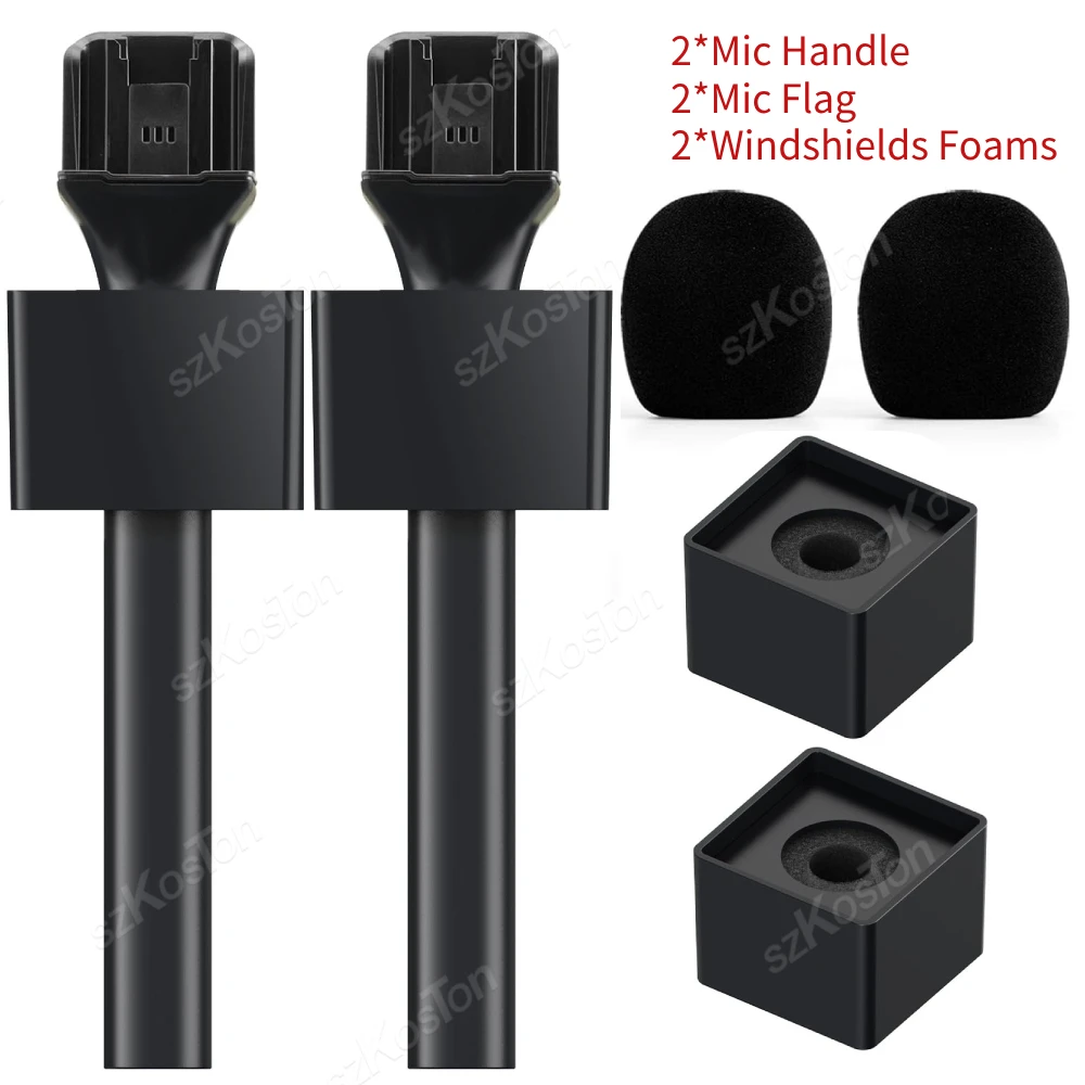 عصا ميكروفون Lavalier اللاسلكية المحمولة لـ DJI Ro...