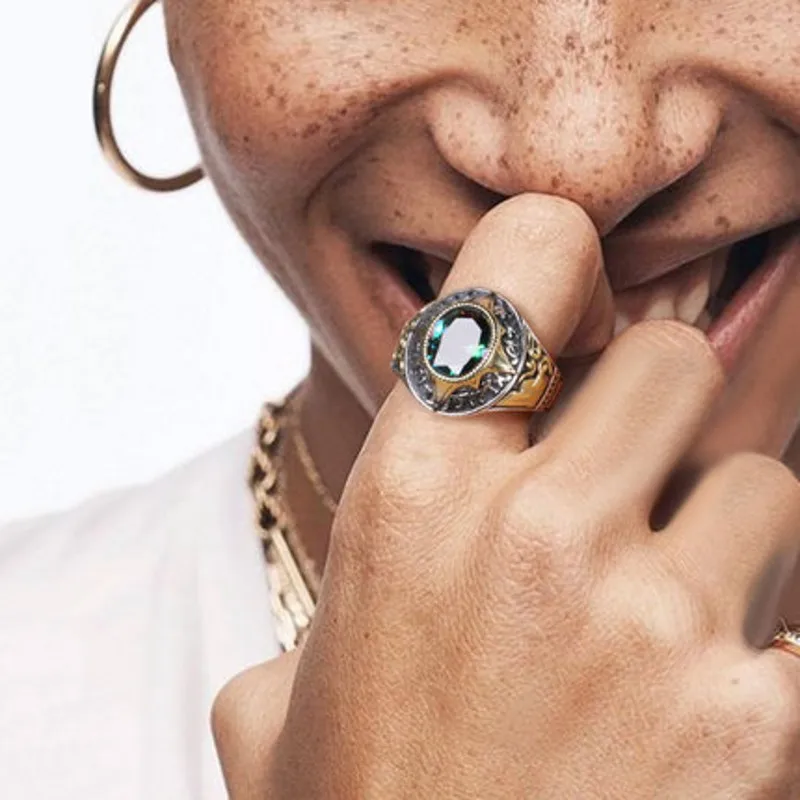 BOCAI Real S925 gioielli in argento temperamento retrò stella