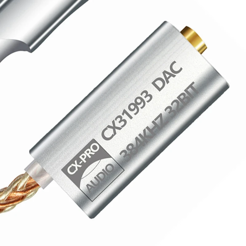 A73E-CX31993 Hifi DAC Headphone Amplifiers Audio Decoding AMP Adapter Sound Card Digital Decoder 32Bits/384Khz For Iphone IOS