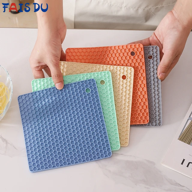 Dish Placemat Drying Mats Heat Resistant Silicone Drain Mat Table