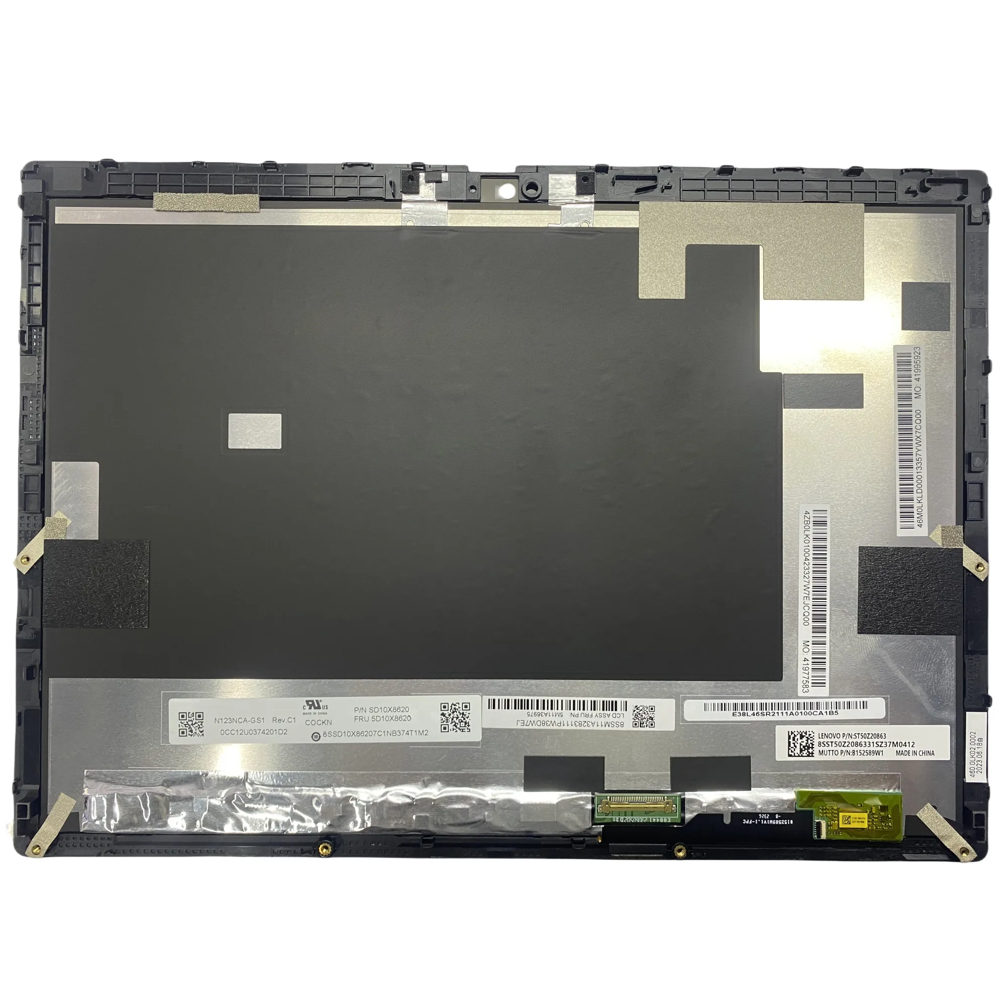 

N123NCA-GS1 12,3 ''для Lenovo ThinkPad X12 съемный сенсорный ЖК-экран для ноутбука Gen 1 дигитайзер в сборе 1920*1280 FRU: 5D10X8620