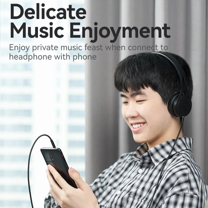 Premium 2m 3.5mm Male-to-Male Audio Cable for Headphones & Speakers