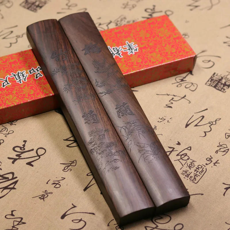 

Students Rice Paper Pressing Paperweights Solid Wood Paperweights Chinese Classical Painting Calligraphy Paperweight Pisapapeles