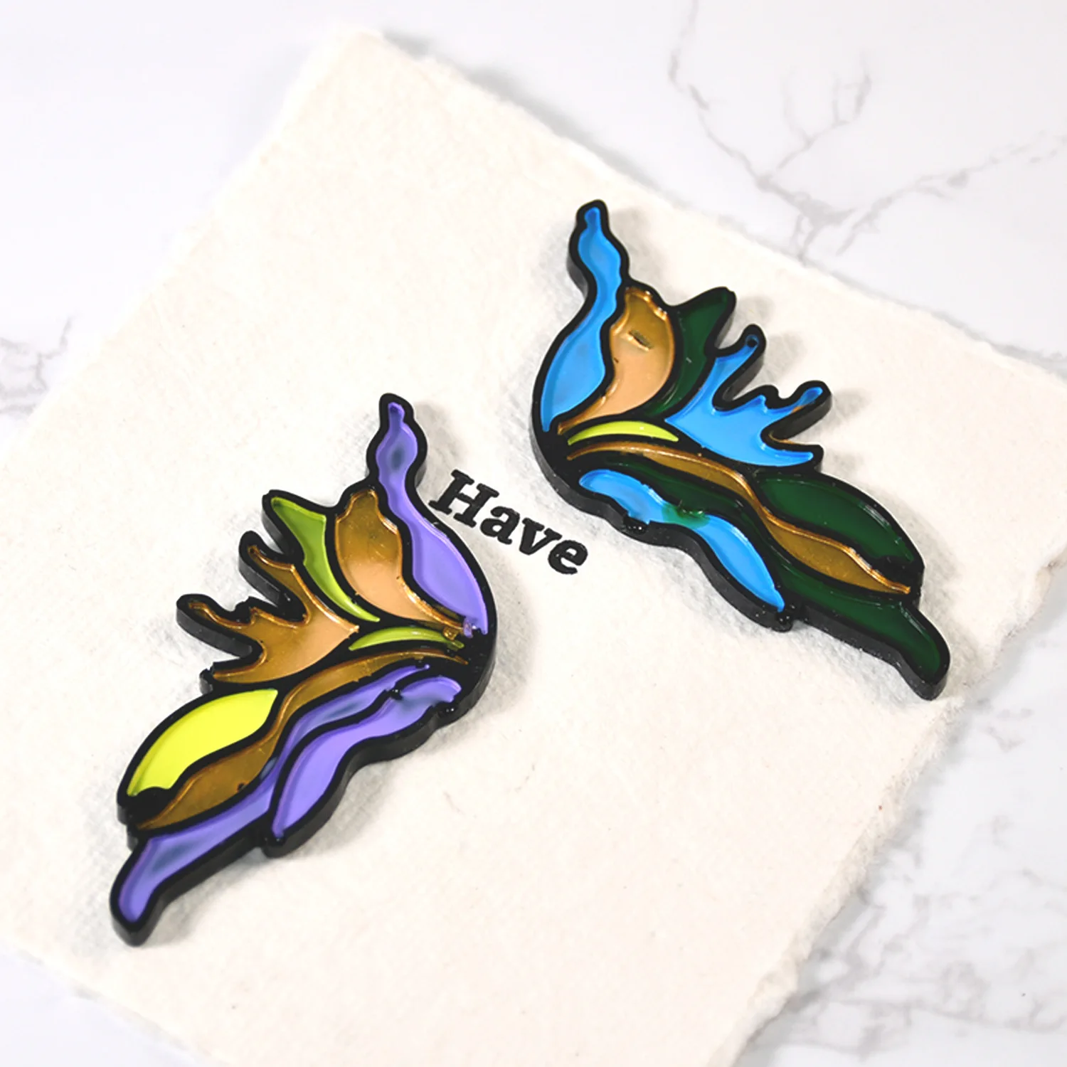 Butterfly Wings Silicone Mold for DIY Brooches, Patches, Earrings, and Pendants