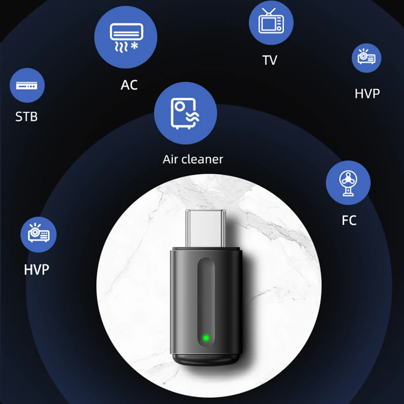 Smartphone IR Mini Adapter Smart Infrared Remote Control Type C IR Blasters Phone APP Control TV Air Conditioner remote control