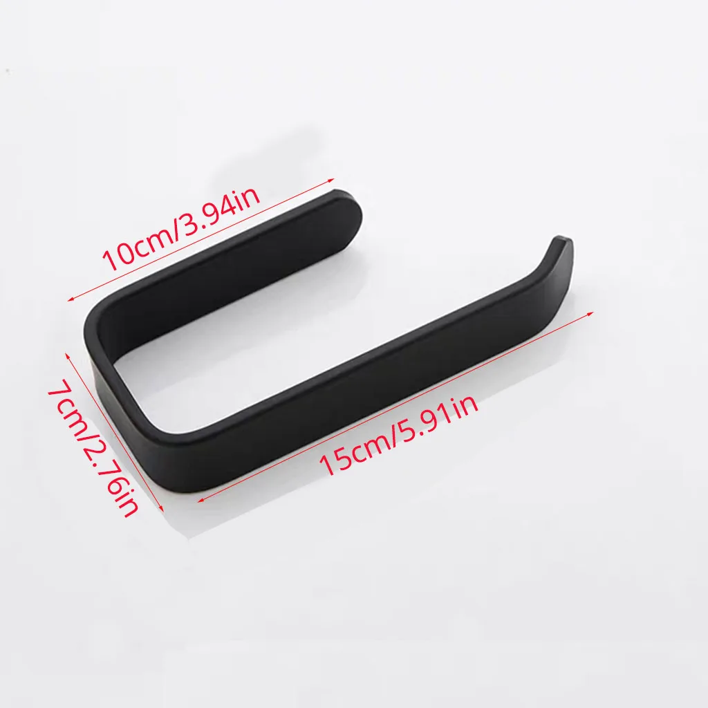 Toilet Tissue Holder without Punch Holes Toilet Paper Holder Household Bathroom Roll Paper Storage Rack Kitchen Storage bathroom facilities