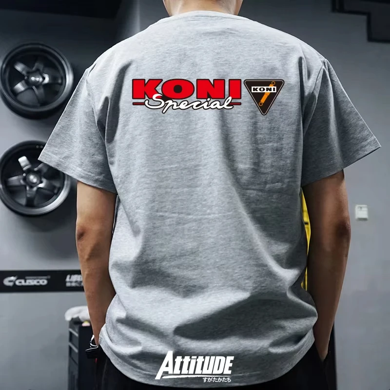 Attitude Modified Car Short-sleeved T-shirt Suitable for Koni Anti-shock Heavy