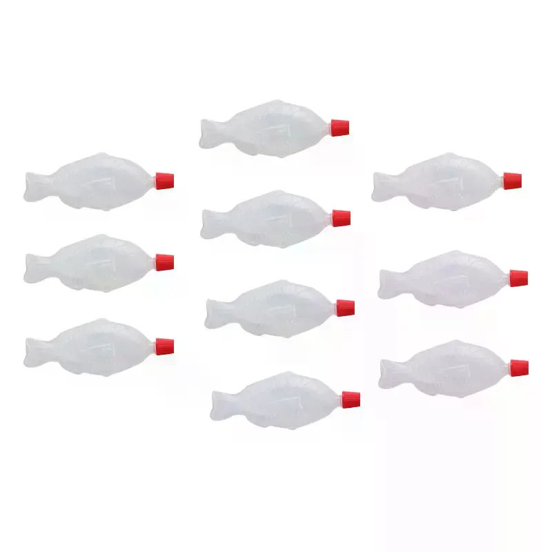 10Pcs 물고기 모양의 8.5ml 간장 일회용 소스 병 스시 조미료 병 식초 병 향신료 병 포장 병
