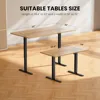 Electric Stand up Desk Frame Height Adjustable Table Legs Sit Stand Desk Frame Up to 47.2" Ergonomic Standing Desk Base 2