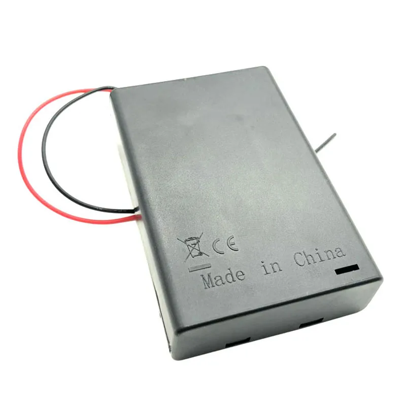 3 * AA DC power plug series with side switch and cover battery holder AA4.5V battery box