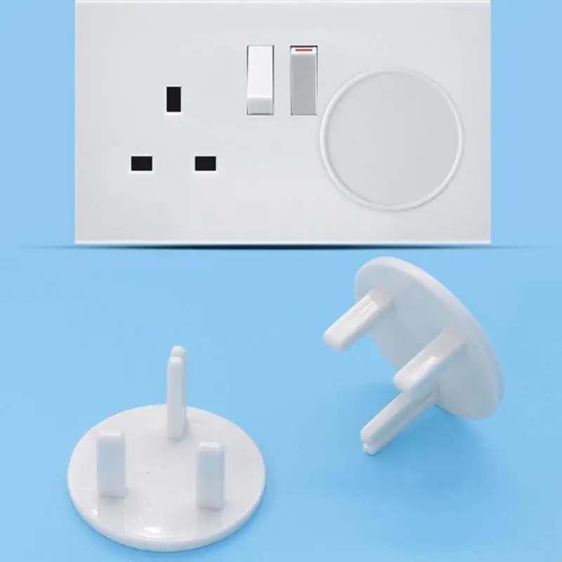 20xUK Standard Electrical Socket Protectors Children Electric Shock Prevention 425F