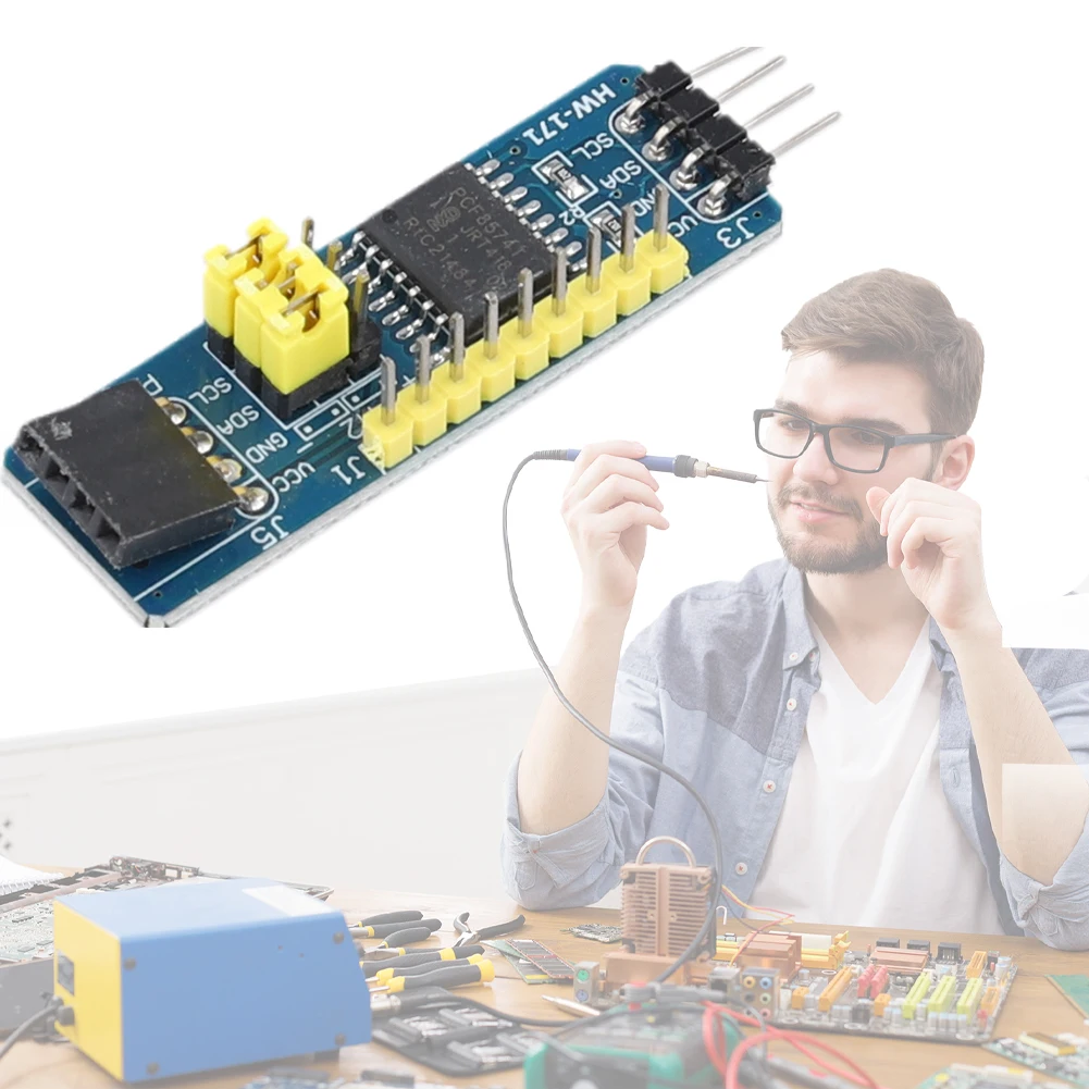PCF8574 IO 확장 보드 I2C-Bus I/O 확장기 유연한 I2C-Bus 평가 개발 모듈 변환기 모듈
