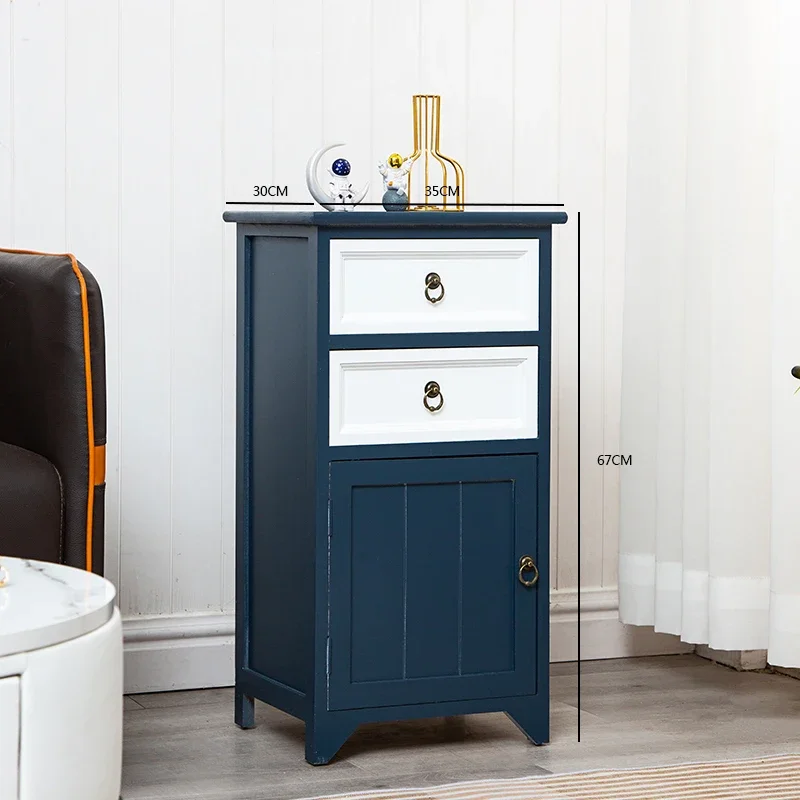 European Bedside Cabinet, Modern Pink Nightstand, Girl Heart Solid Wood Locker, Living Room Furniture Unit, Bedroom Nightstand