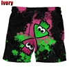 Funny Dazzle Mushroom Shorts Men Summer Beach Short Pants Hawaii Swimming Trend Swim Trunks Women Cool Ice 5