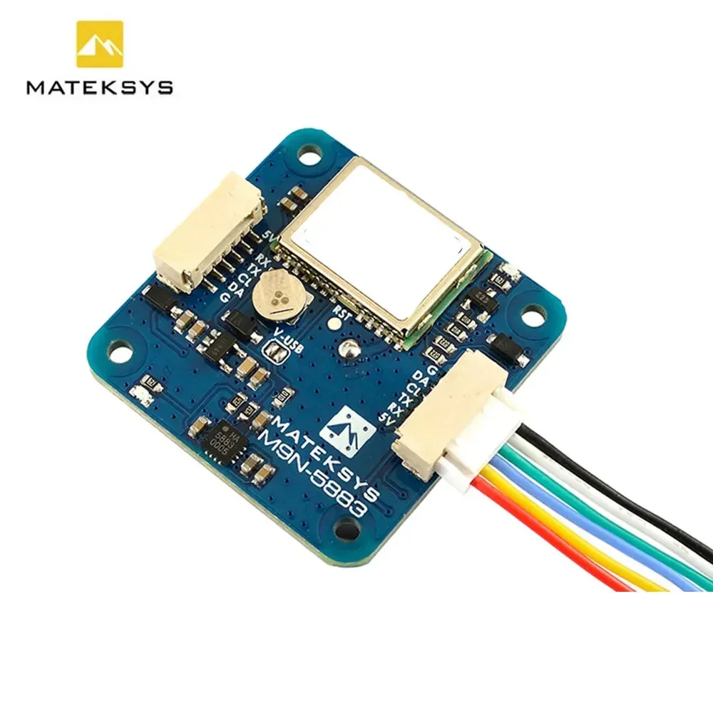Détail des broches du module GPS GNSS NEO-M9N avec boussole QMC5883L - M9N-5883 pour contrôleur de vol.