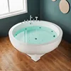 Custom Made Modern High Quality Indoor Red Color Acrylic Bathtub Round Acrylic 3