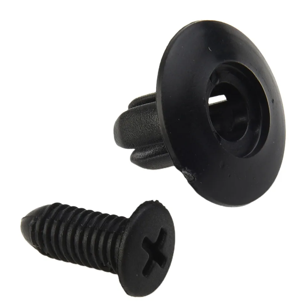 100pcs8mmUniversalAutoPlasticScrewFastenersCarFenderBuckleFixedClipsForCarFenders