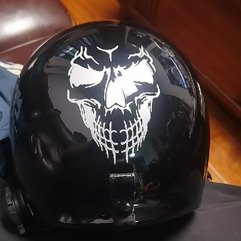 Adesivo Per Moto E Auto Personalizzato Adesivo 3D In Silicone Teschio Doming, Emblema Per Casco, Auto, Moto, Dimensioni KS 186 X, Lucido, Bulgaria