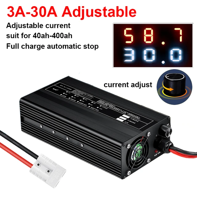 29.2v 10a 15a 30a Smart Fast Lifepo4lithium Battery Charger For