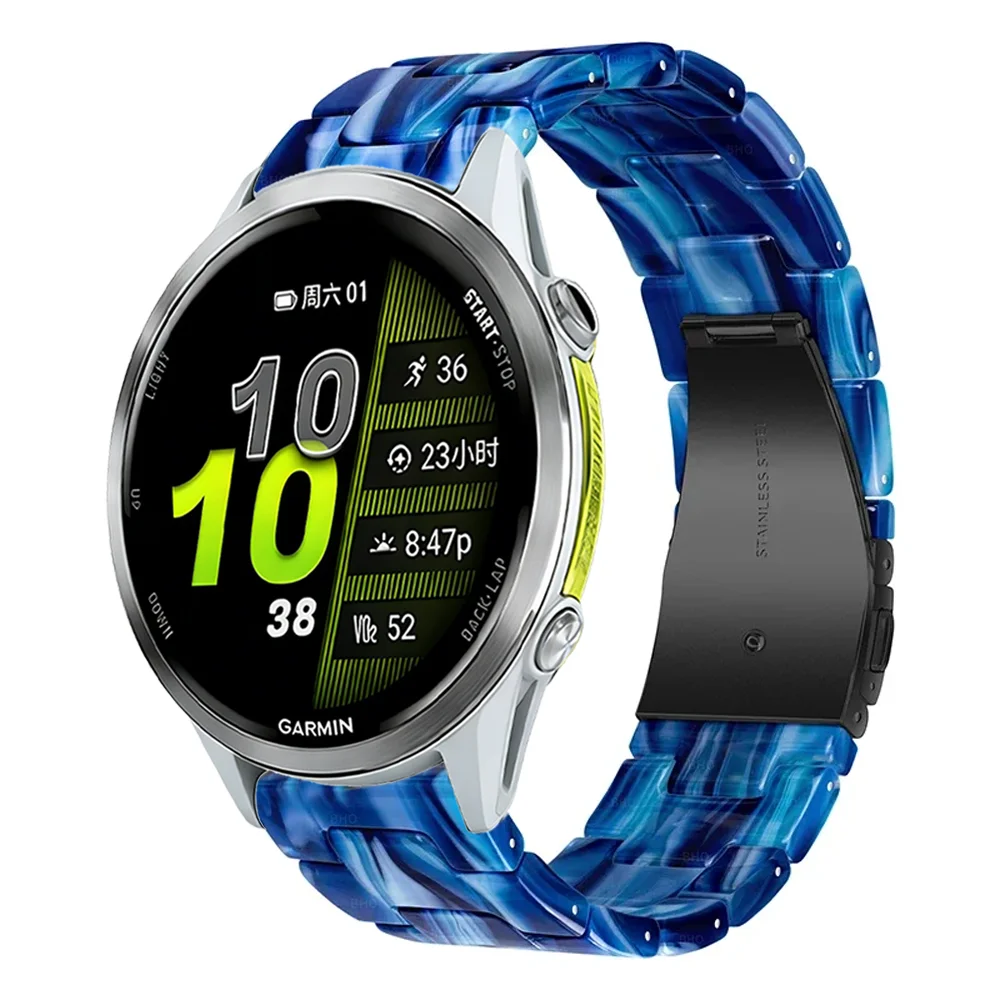 Resin Strap: Comfortable Bracelet for Smartwatches (20mm/22mm)
