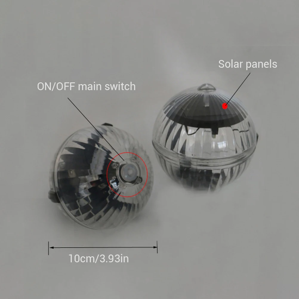 Solar Floating Lights Swimming Pool Waterproof LED Solar Power Multi Color Changing Water Drift Lamp For Outdoor Fish Tank Pond