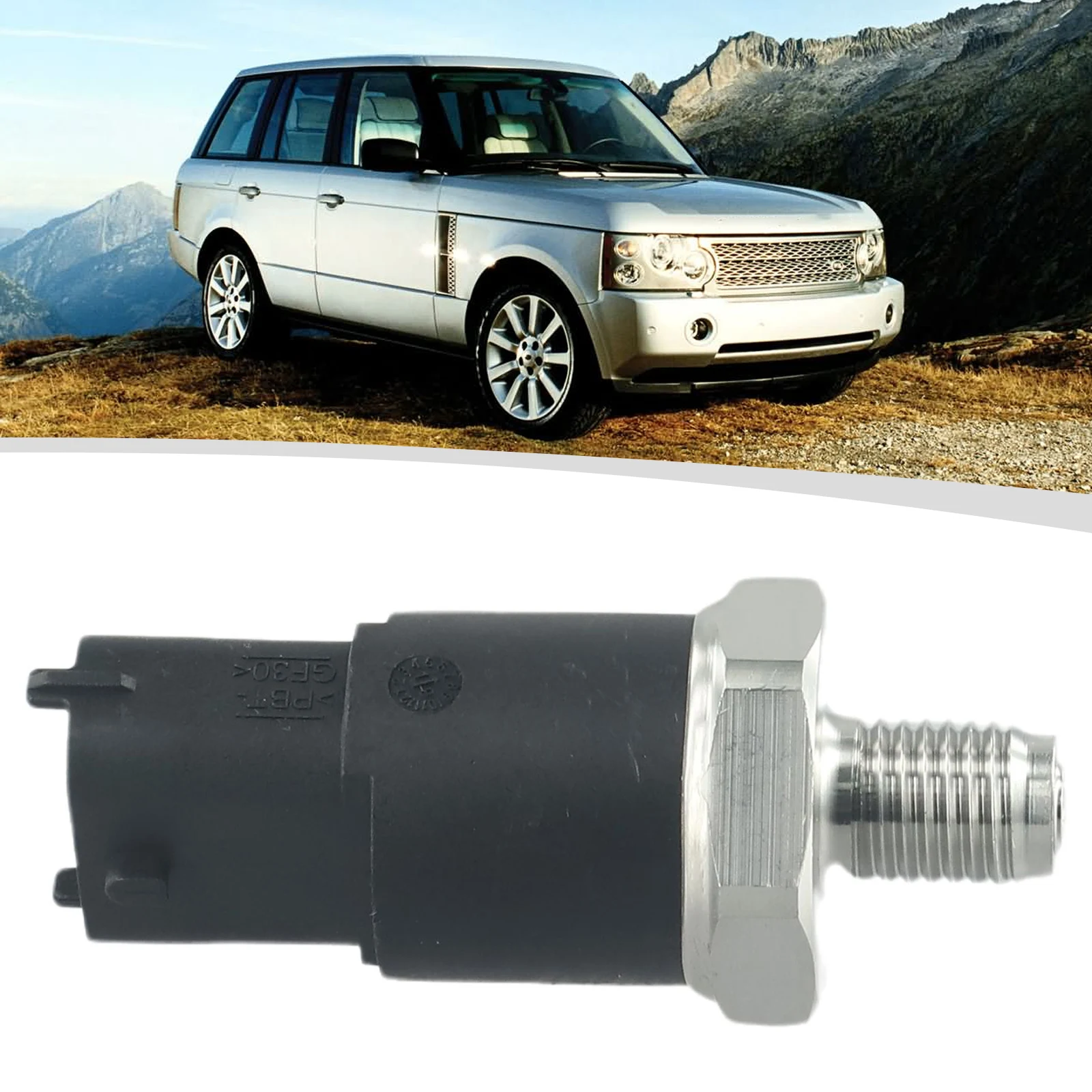 

High Pressure Sensor ​Fuel Rail Assembly Black Silver FUEL RAIL PRESSURE Front Part Number 0281002405 SENSOR Newest