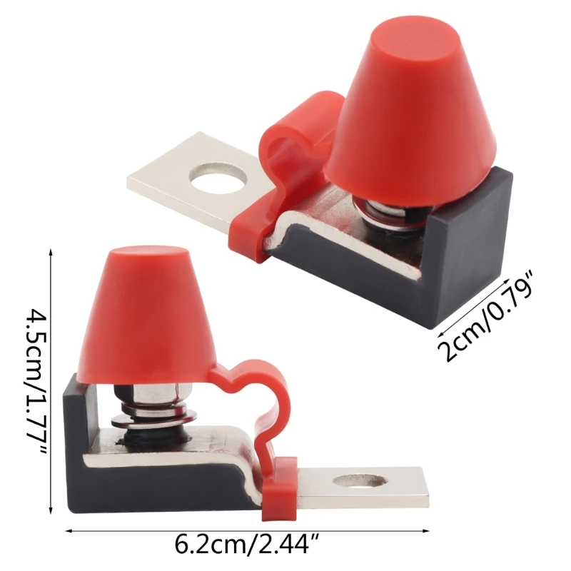 Single 5/16" MRBF Terminal Block Marine-Rated Battery Holder