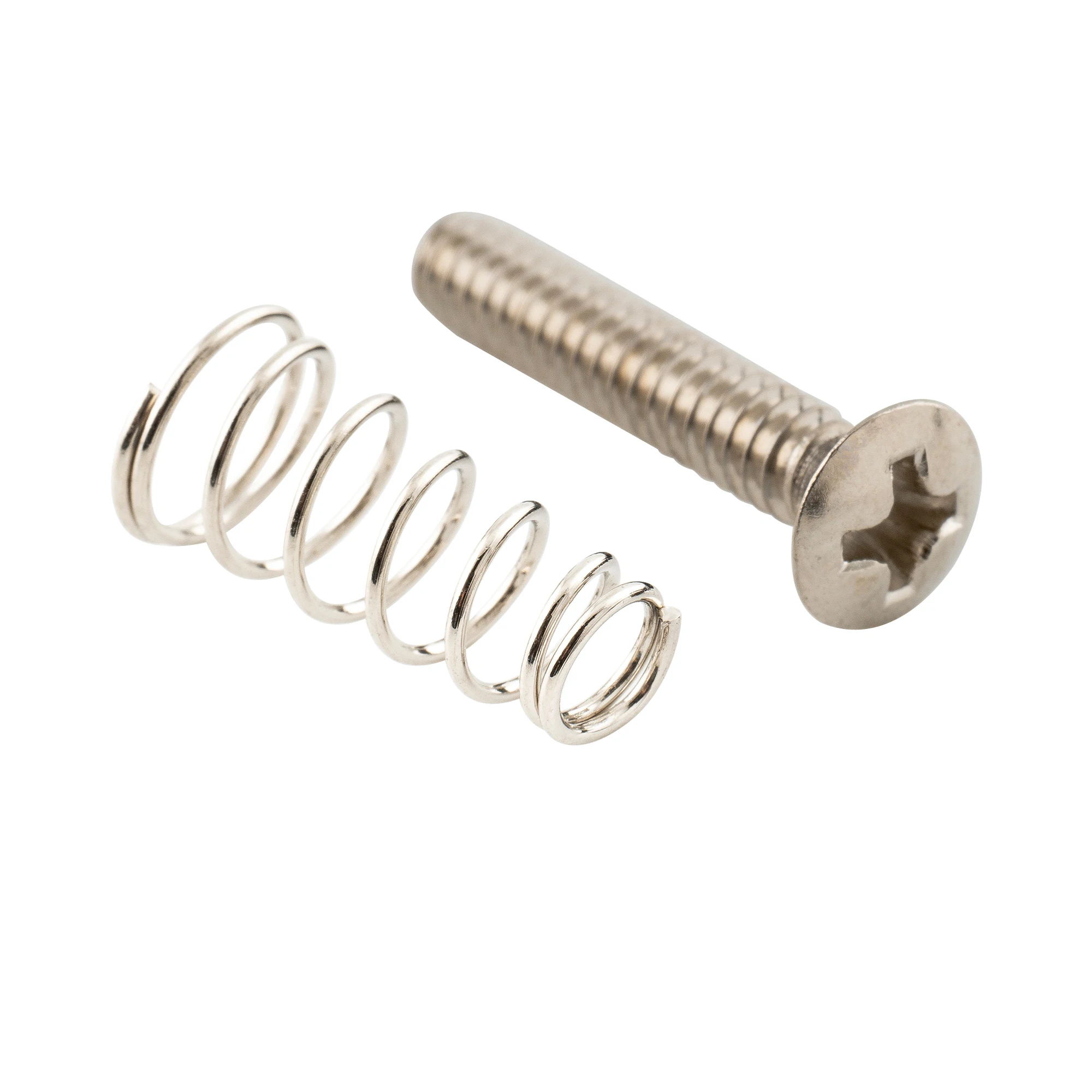 Musiclily Ultra UNC # 6-32X3/4 Zoll Edelstahl Single Coil Pickup Schrauben Federn Set für USA/Mexico Fender ST (6er-Set) – Detail 18