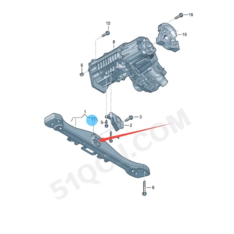 1pcs Engine Transmission Gearbox Mount 95537505720 7L0399249B 3.0 3.6 4.2L for Audi Q7 VW Touareg Porsche Cayenne